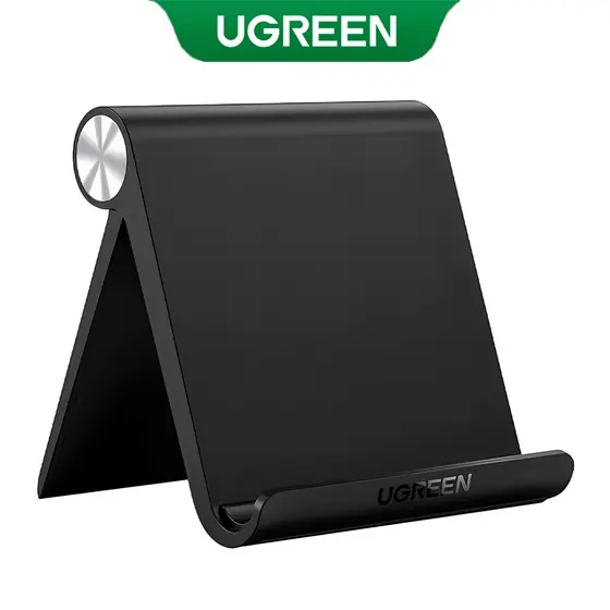 UGREEN Suporte de Mesa Portátil Multiângulo Preto