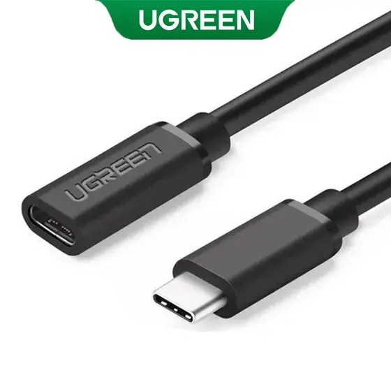 UGREEN Cabo Extensor Usb C Macho/Fêmea 5Gbps 0,5 Metros