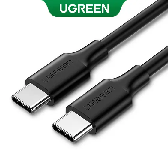 UGREEN Cabo Usb Tipo C Macho/Macho 3Metros Preto
