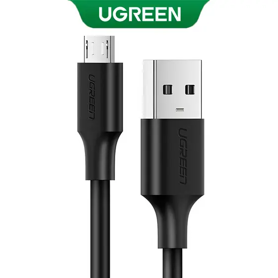 UGREEN Cabo Usb A 2.0 para Micro Usb 2Metros Preto