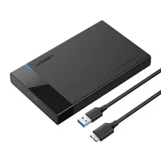Case Gaveta Ugreen Usb 3.0 para  Hd Externo 2.5 pol. Preto