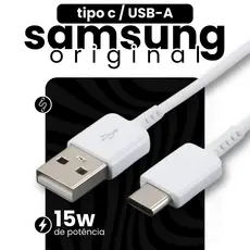 Cabo Samsung ORIGINAL USB-C – S20fe A05 A06 A15 A16 A14 A24 A25 A26 A34 A35 A36 A54 A55