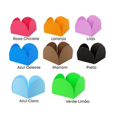 Kit 50 Forminha 4 Pétalas Para Doce Nº 07