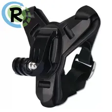 Suporte Go Pro Queixo Cinta Capacete Universal Gopro Sjcam