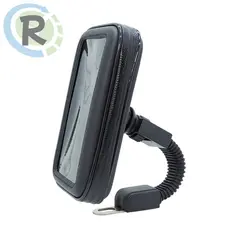 Suporte Bolsa Case Capa Celular Moto Retrovisor Prova D'água 5.5" E 6.5"