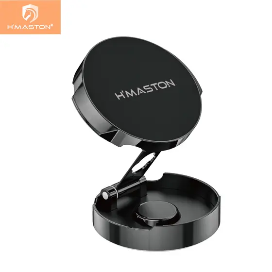 H'maston CJ-88 Suporte magnético para telefone multifuncional, dobrável Compacto Para Painel 360°