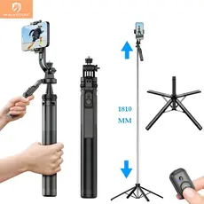 H'maston ZP-17 Bastão Tripé Pau De Selfie Para Celular Com Controle 181 Cm