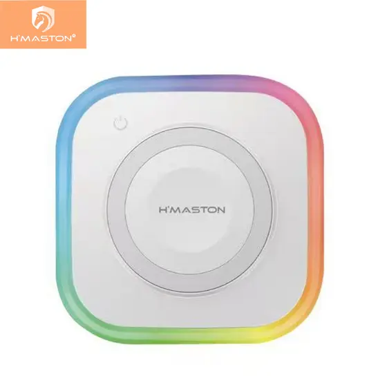 H'maston YD-74 3 em1 Carregador Magnético Sem Fio iPhone Magsafe 15W Carregamento Rápido com led