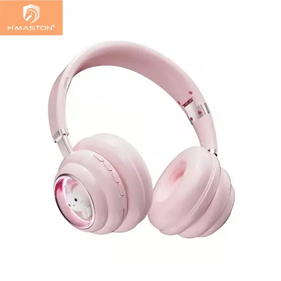 H'maston SN-17Headset Fone Bluetooth Sem Fio Gamer Com Luz Microfone