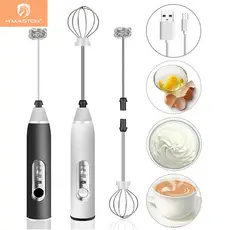 H'maston FR01 Mini Mixer Misturador Batedor Elétrico Sem Fio Portátil