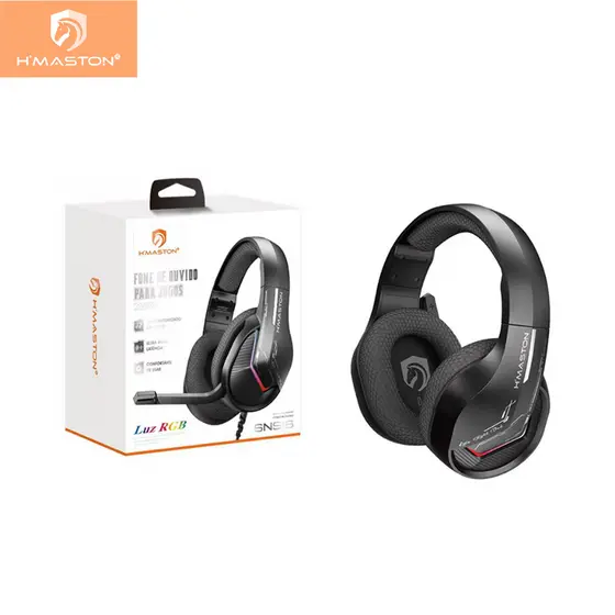 H'maston SNS16 fone de ouvido para jogos Headset Gamer Com Led P2 Usb Com Microfone