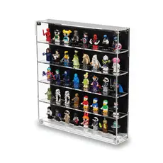 Expositor Para Lego Display com Proteção UV Coleção Mini Figuras