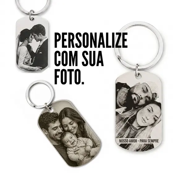 Chaveiro Personalizado Exclusivo – Presente Criativo