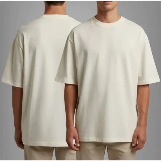 Kit 2 Camiseta Oversized Algodão Masculina