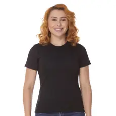 Camiseta Básica Feminina Baby Look em Poliéster – Colorida e
