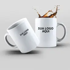Xicara Canecas Personalizadas com sua Logo, Arte ou nome