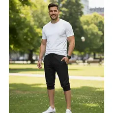 Bermuda Masculina Saruel Skinny Lisa Jogger Verão