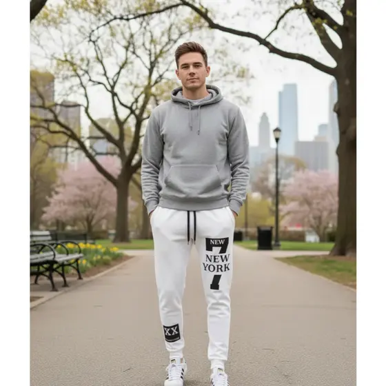 Calça Moletom Slim Jogger New York Inverno