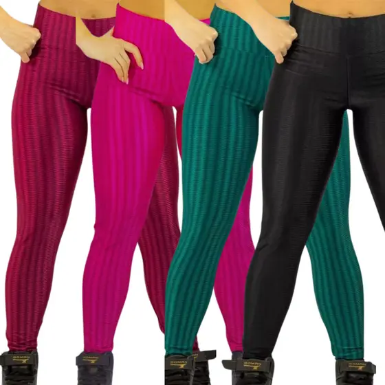 Calça Legging Feminina 3D Fitness Leg Academia Feminino