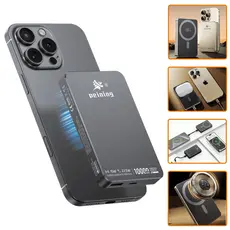Power Bank Magnético 10000mAh | Carregador Sem Fio | Indução Turbo | Compatível MagSafe | Iphone