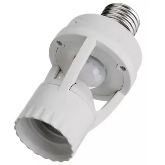 Sensor De Presença Com Fotocélula Para Lâmpada Soquete E27