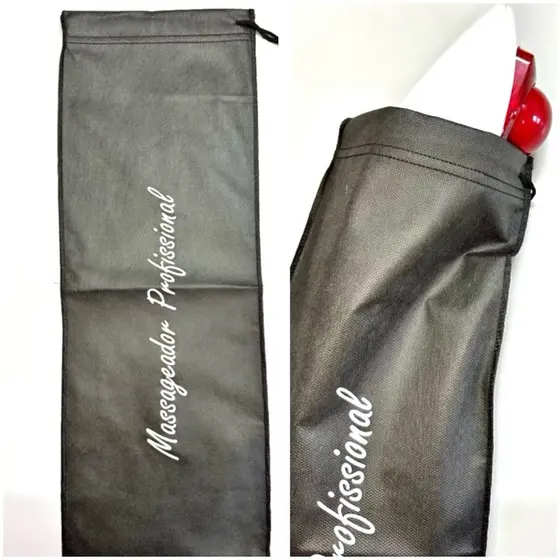 bolsa tnt para armazenar aparelho massageador