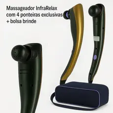 Massageador Profissional Massagem Elétrico Corporal Portátil Vibratório Infravermelho Dor Muscular.