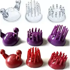 kit massageador ponteiras em silicone.