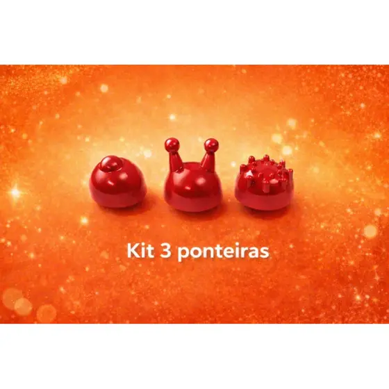Kit 3 Ponteiras Massageador Profissional