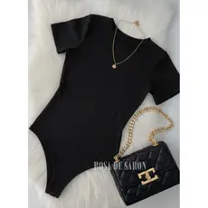Body Feminino Básico Gola Careca Verão Casual Dia a Dia Confortável Moda Feminina Tendência