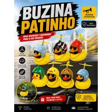 BUZINA PATINHO JACK DA ZUEIRA COM LED - PATO DE BORRACHA BUZINA PARA BIKE