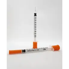kit 10 seringas de insulina 8 x 0,30mm 1ml seringas descartáveis 10 unidades com agulha fixa slip