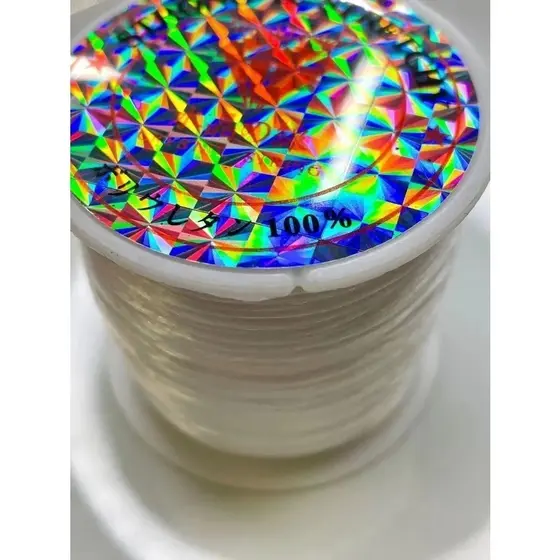 Fio De Seda Elástica P/ Pulseiras 50m 1 Rolo [aprox.50m]  tigre