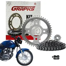 Kit Relação Tração Transmissão Cg Titan Fan 150 2004 a 2014 Original HONDA