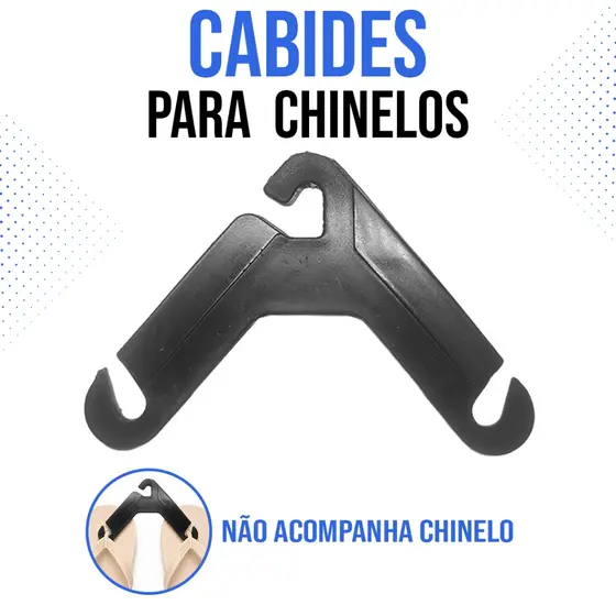 Kit 50 Cabides Expositor Para Chinelos Mostruário Loja Vitrine Organização