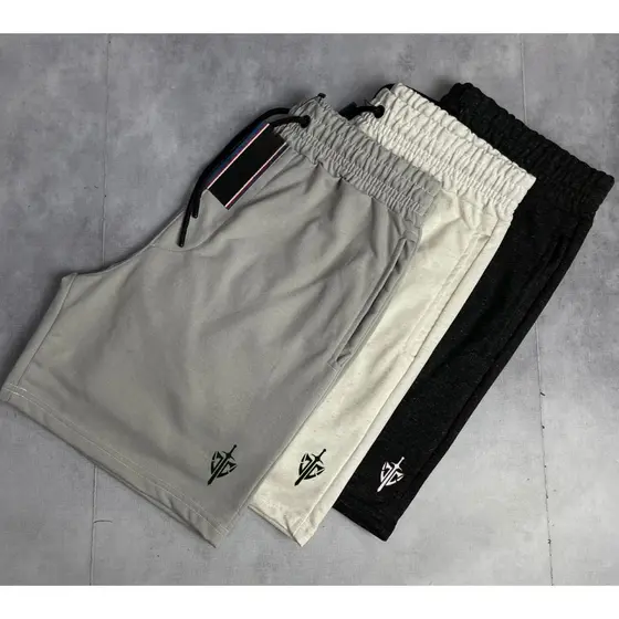 Kit 2 Bermuda Moletom Masculina Com Amarração e Elástico Short Plus Size  Academia Treino G ao G4