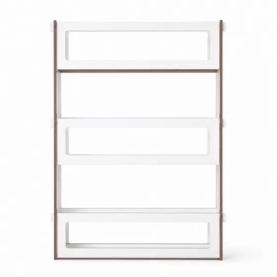 Porta Livro Infantil De Parede MDF Estante Decorativa para Quarto e Brinquedoteca Organizador Nicho.