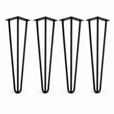 Pés De Ferro Hairpin para Mesa – Estilo Industrial E Alta Resistência, Bancada, Escrivaninha 75CM
