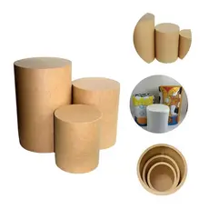 Trio De Cilindro Mdf Decoração De Festa Kit Pegue E Monte PMG