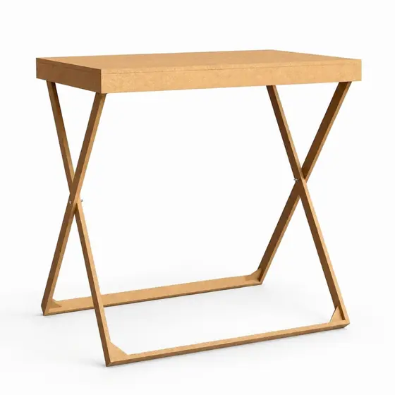 Mesa Cavalete MDF Para Festa Desmontável Retangular Suporte Doces Decor Multiuso Minimalista Madeira
