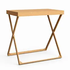 Mesa Cavalete MDF Para Festa Desmontável Retangular Suporte Doces Decor Multiuso Minimalista Madeira