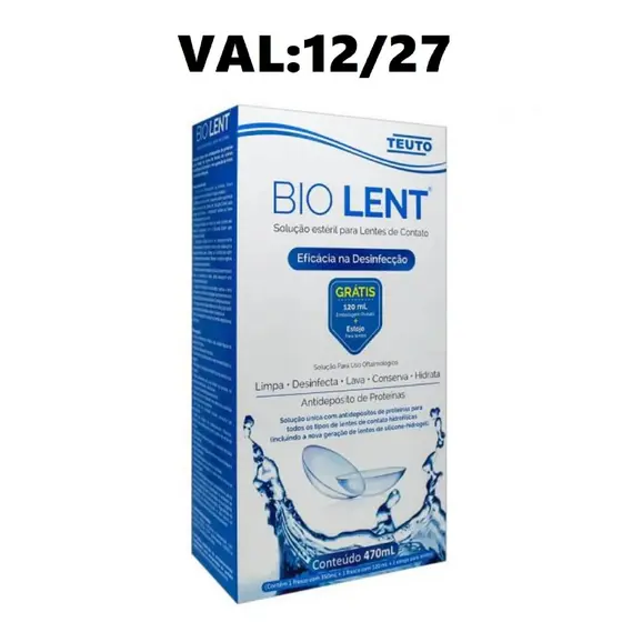 Solução Bio Lent Kit Frasco 350ml + Frasco 120ml -teuto(108320)