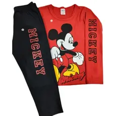 Conjunto de frio Infantil Menino Kit Blusa de manga + Calça Personagens Mickey,Hulk,Sonic,Patrulha canina,Batman