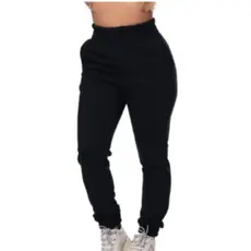 Calca Moletom Frio Feminina Cintura Alta Flanelada Jogger Bomber Moleton Flanelada Bolso