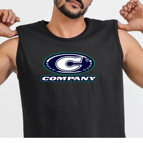 Regata Masculina Básica Confortável Company Retrô Anos 80/90 Promoção Verão Personalizada