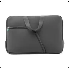 Capa Notebook Case Preta 15.6 Resistente Impermeável Bolso Externo C/ Alça 14/15/17 Polegadas