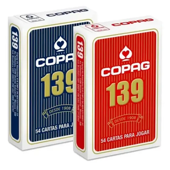Baralhos Copag 139 Jogo de Cartas Família com 54 Cartas (Primeira Linha)