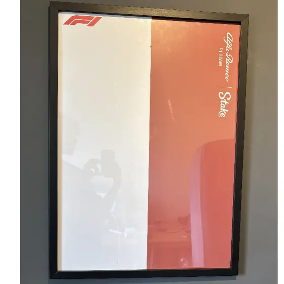Poster para quadro Lego Alfa Romeo F1 - 50x70cm
