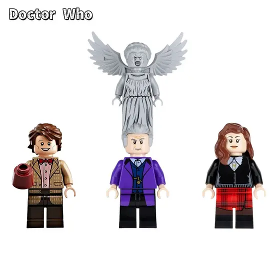 PG966-PG969 Jogo Anime Doctor Who Modelo de Blocos de Construção Montados Brinquedos Educativos para Crianças Presente d