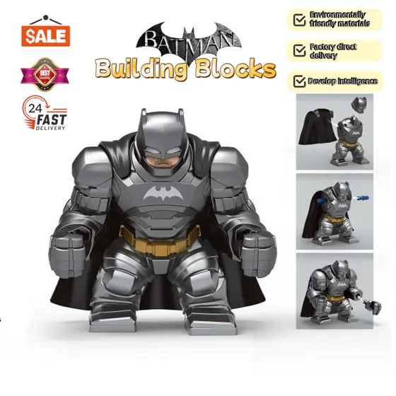 New Heavy Batman 0295 série montado blocos de construção modelo infantil brinquedos educativos presente de aniversário p